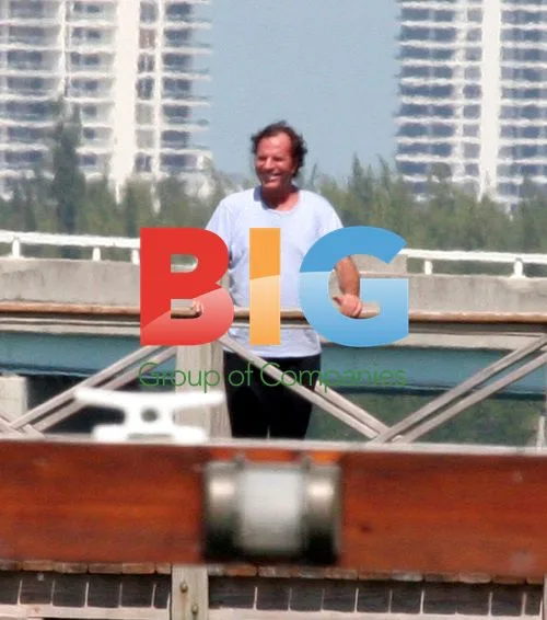 Julio Iglesias' son on jetski