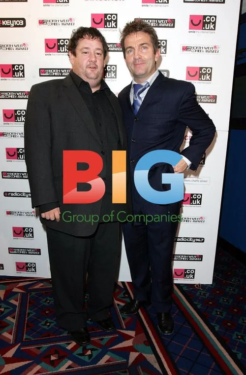 Johnny Vegas and Bradley Walsh at Northwest Comedy Awards