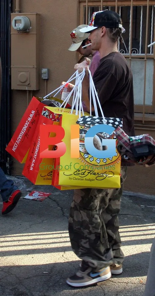 Kevin Federline at Ed Hardy