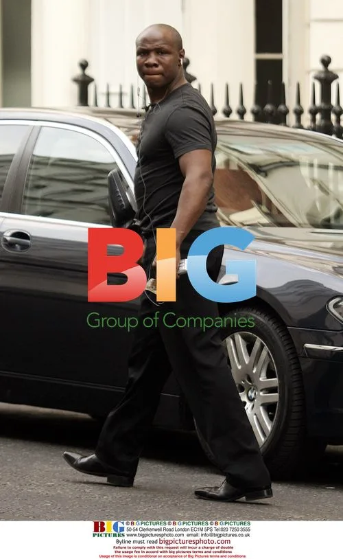 Chris Eubank Arrives at Hotel