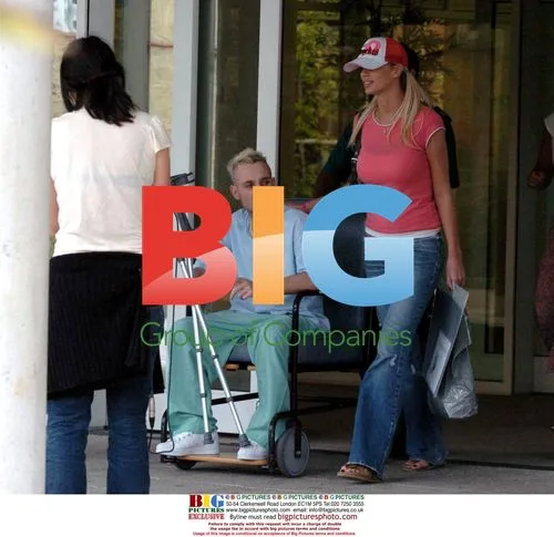 Emma B and Brian Harvey Leave Hospital