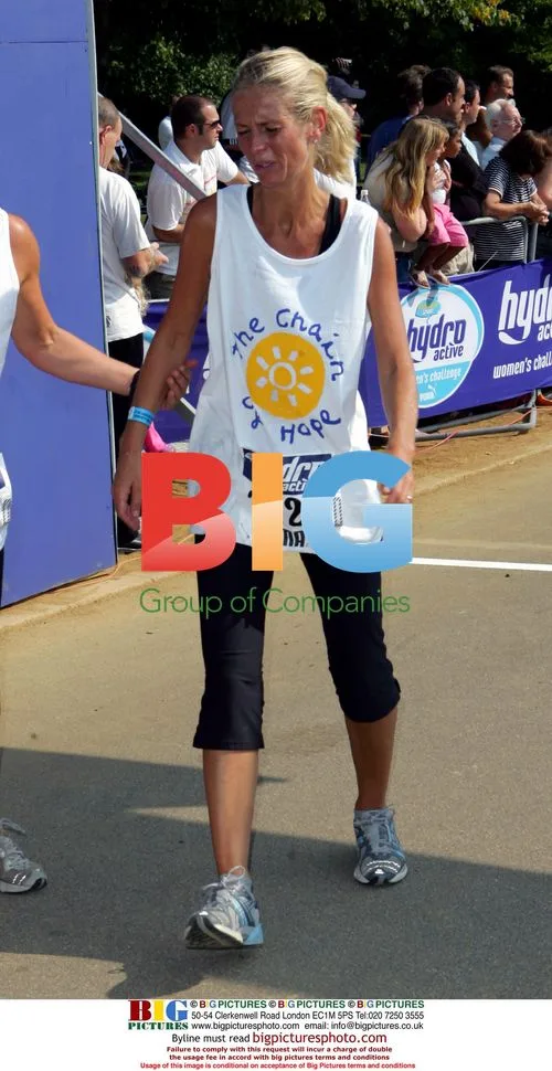 TV presenter Ulrica Jonsson at Hydro Active 5K