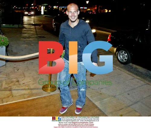 Arsenal player Fredrik Ljungberg arrives in Stockholm