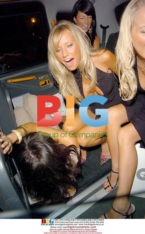 Glamour models leave GQ Awards after party
