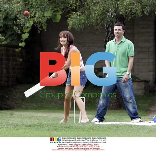 Lisa Scott Lee, Andy Scott Lee, and Michelle Heaton in the Park
