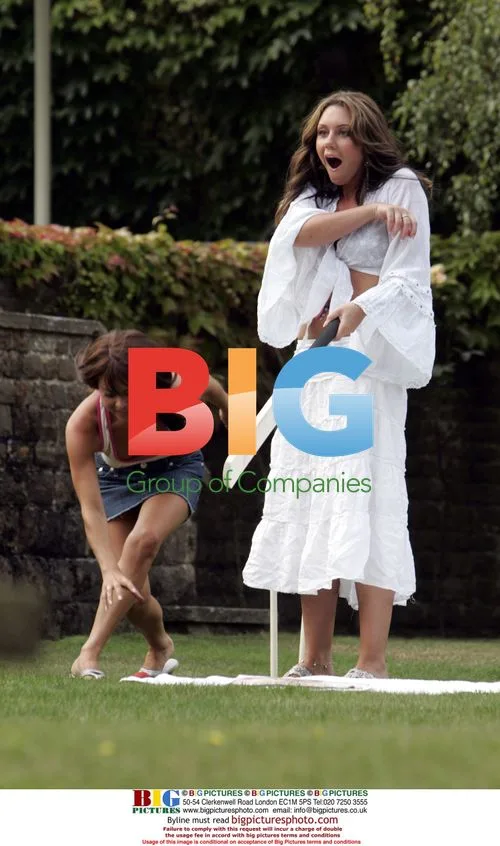 Lisa Scott Lee, Andy Scott Lee and Michelle Heaton in Park