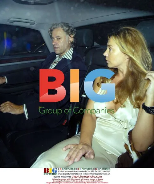 Sir Bob Geldolf and partner at GQ Awards