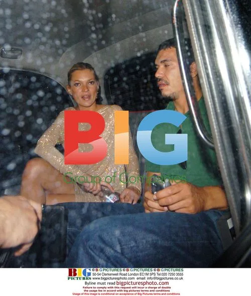 Kate Moss at Advertising Shoot