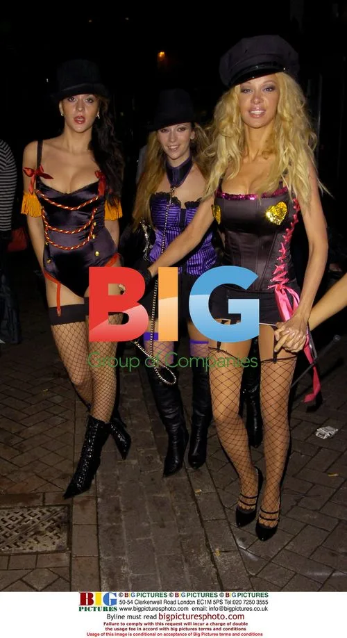 Glamour model Alicia Douvall at Umbaba nightclub