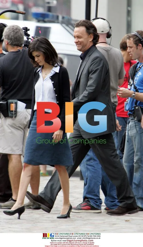 Tom Hanks, Ian McKellen, Jean Reno and Audrey Tautou film "The Da Vinci Code"