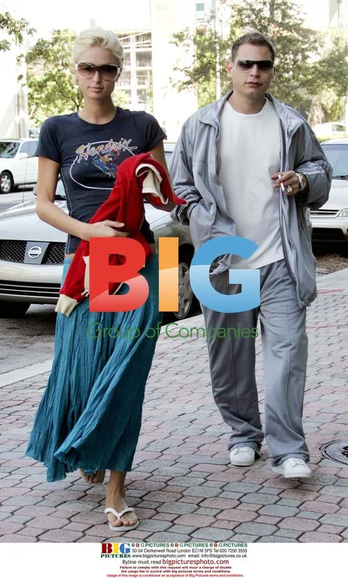 Paris Hilton and Scott Strorch in Miami