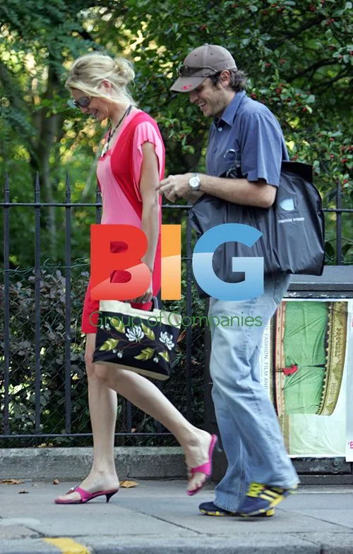Jodie Kidd and Aidan Butler Shopping
