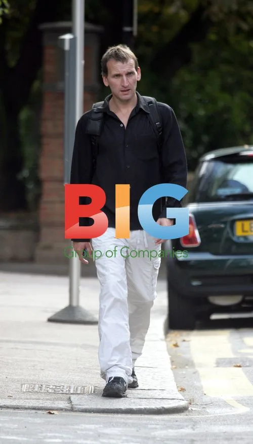 Christopher Eccleston Out in London