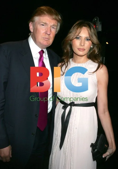 DONALD and MELANIA TRUMP at Marc Jacobs show
