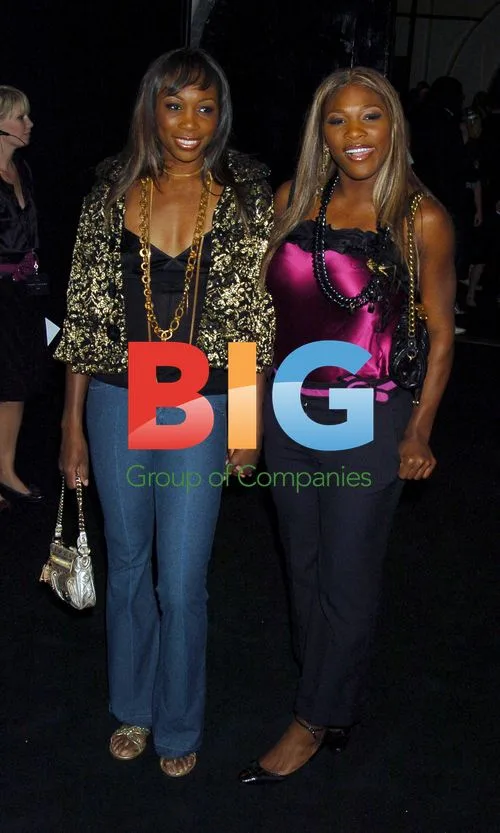 Venus and Serena Williams at Marc Jacobs Fashion Show