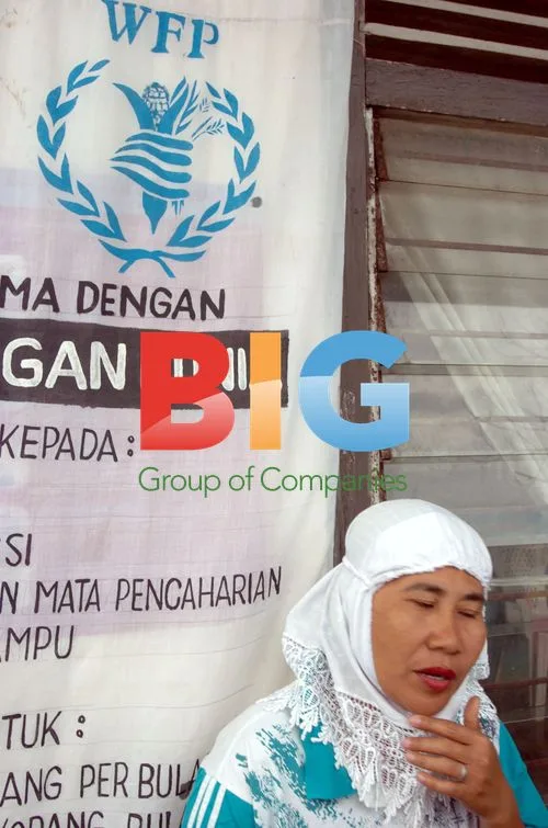 Achehnese Tsunami Survivors Receiving UN Food Aid