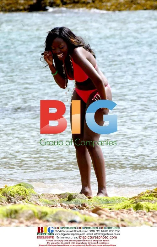 Makosi Musambasi in Jersey for Photoshoot