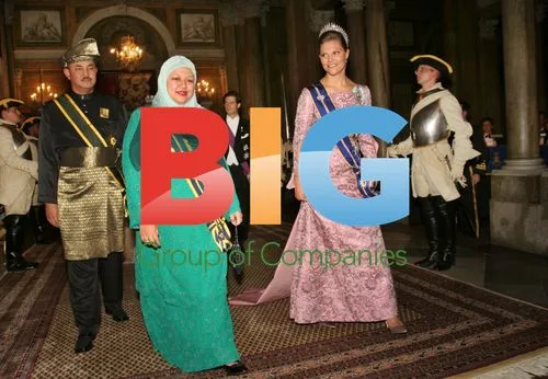 Malaysian Royals Arrive for Banquet in Sweden