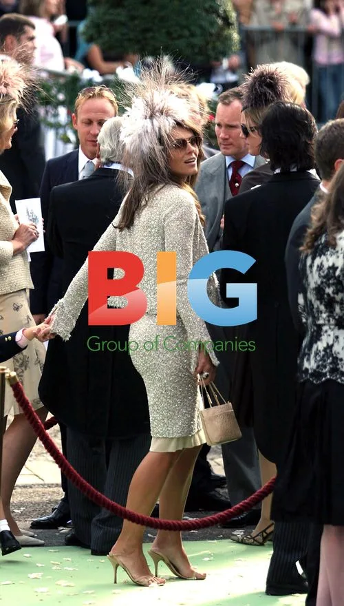 Liz Hurley at LVMH Chairman's Daughter's Wedding