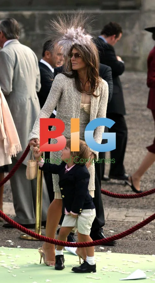 Liz Hurley at LVMH Chairman's Daughter's Wedding
