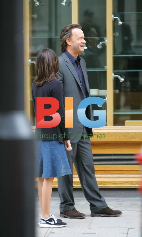 Tom Hanks, Audrey Tautou, Ron Howard on Da Vinci Code Set