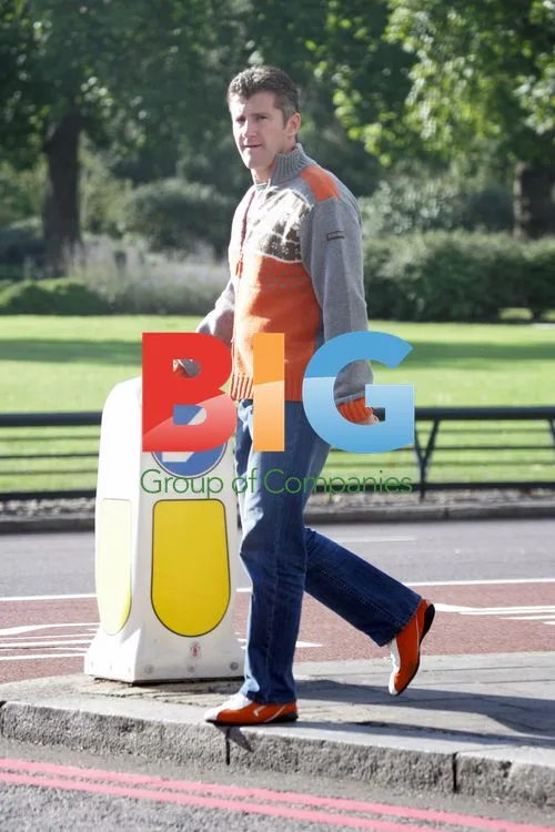 Davor Suker in Orange Outfit