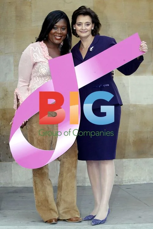 Cherie Blair and Tessa Sanderson promote Breast Cancer Awareness