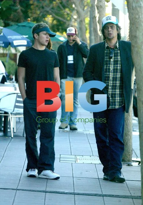 Actors Ryan Phillipe and Benicio Del Torro Having Lunch