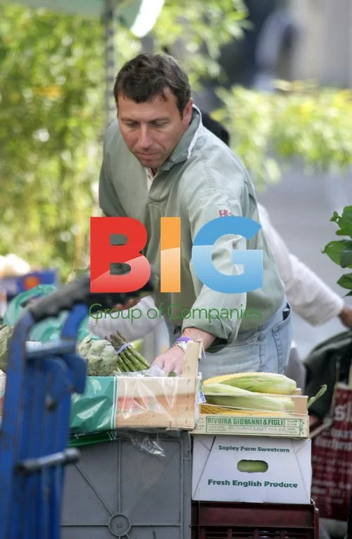 Cricket Star Mike Atherton Shopping