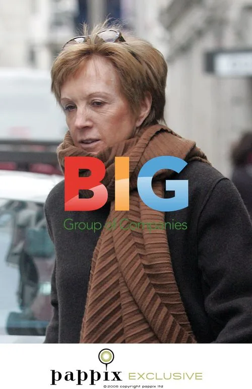 TV Presenter Anne Robinson Spotted in London