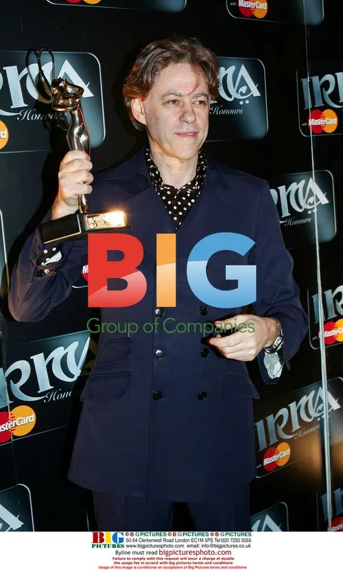Bob Geldof Receives IRMA Honour in Dublin