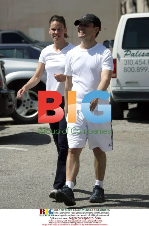 Hilary Swank Meets Mystery Guy for Brunch in Palisades