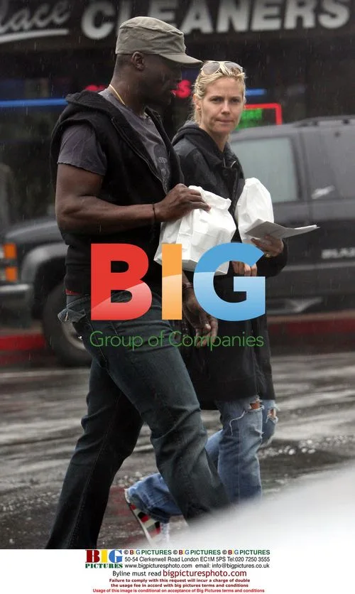 Heidi Klum and Seal Out in Beverly Glen