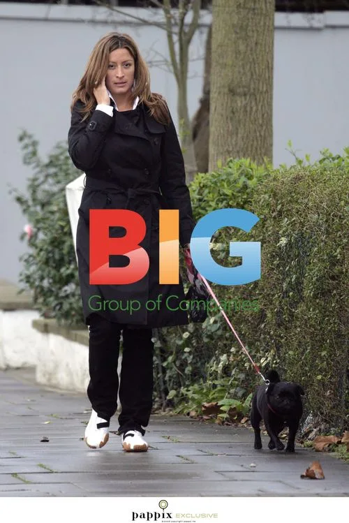 Rebecca Loos Walking Dog in London