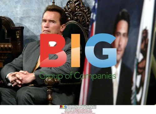 Schwarzenegger at Firebaugh Memorial