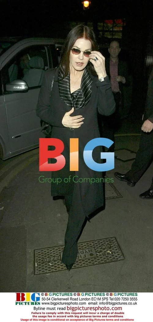 Priscilla Presley Ivy Restaurant Outing