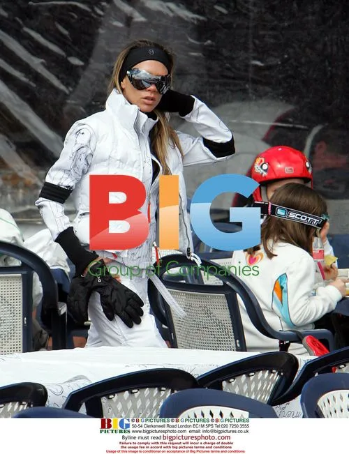 Victoria Beckham on French Alps Ski Trip