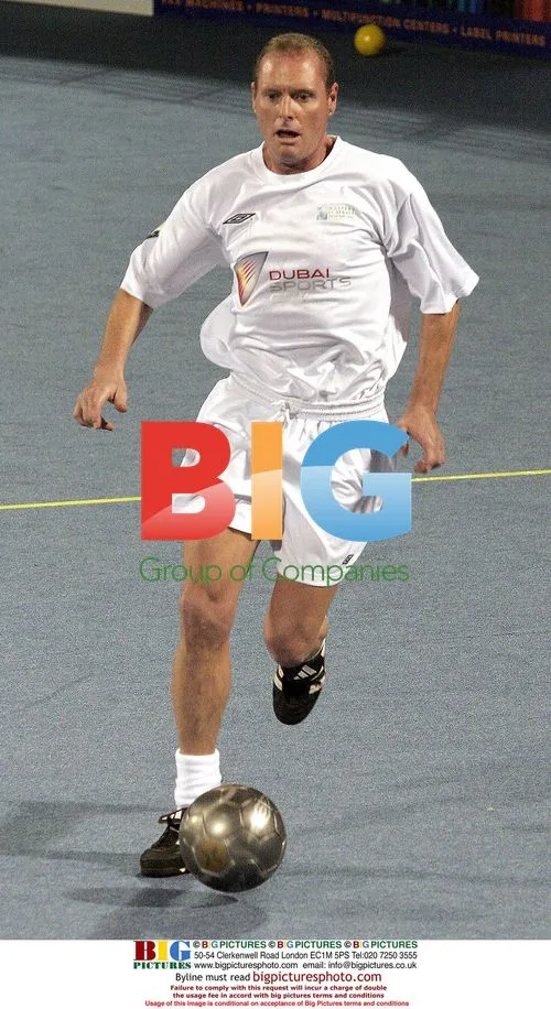 Paul Gascoigne at 2006 Dubai Masters Football Cup
