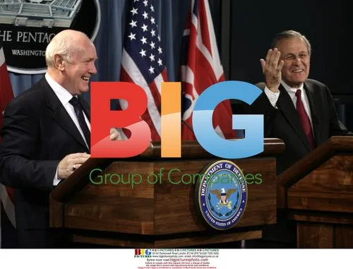 Rumsfeld and Reid Speak at Pentagon