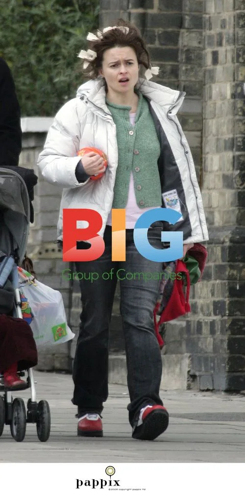 Helena Bonham Carter Out With Family
