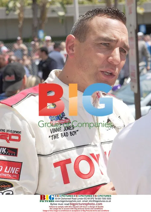 Vinnie Jones at Toyota Pro/Celebrity Race