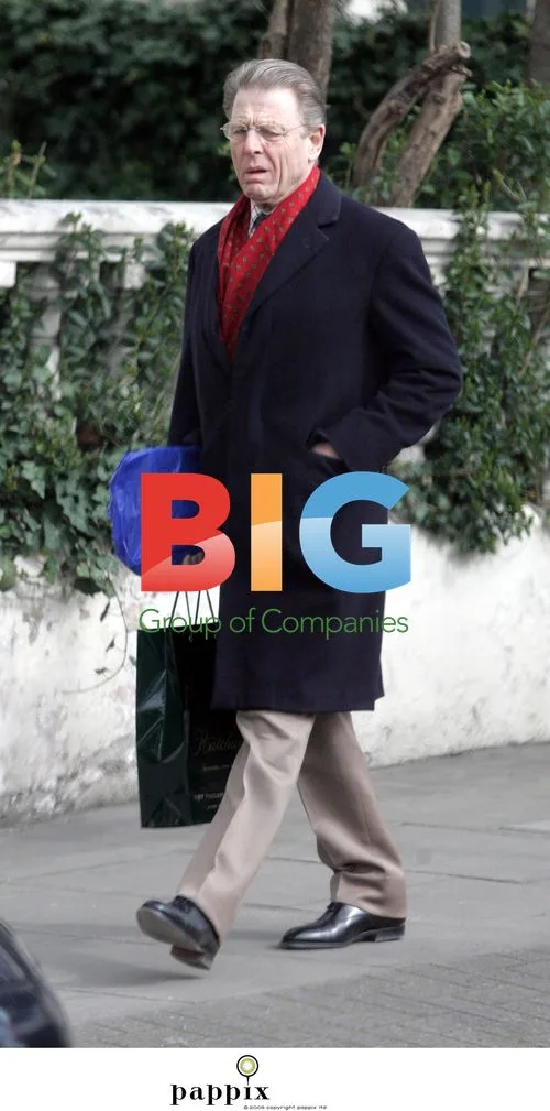 Actor Edward Fox Seen Shopping in London