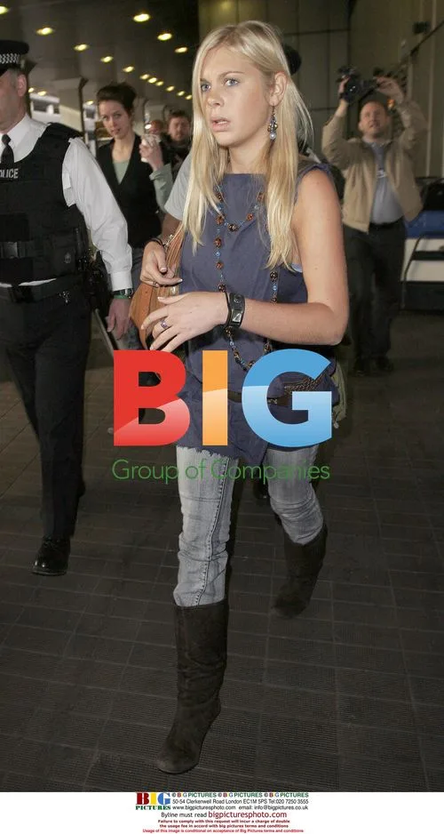 Prince Harry's girlfriend Chelsy Davy at Heathrow