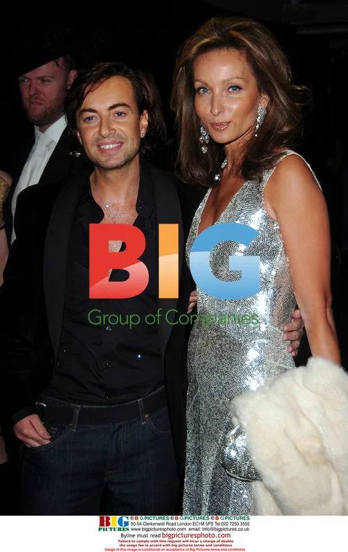 Julian McDonald and Melissa Modebash at Denis Simachev Fashion Show