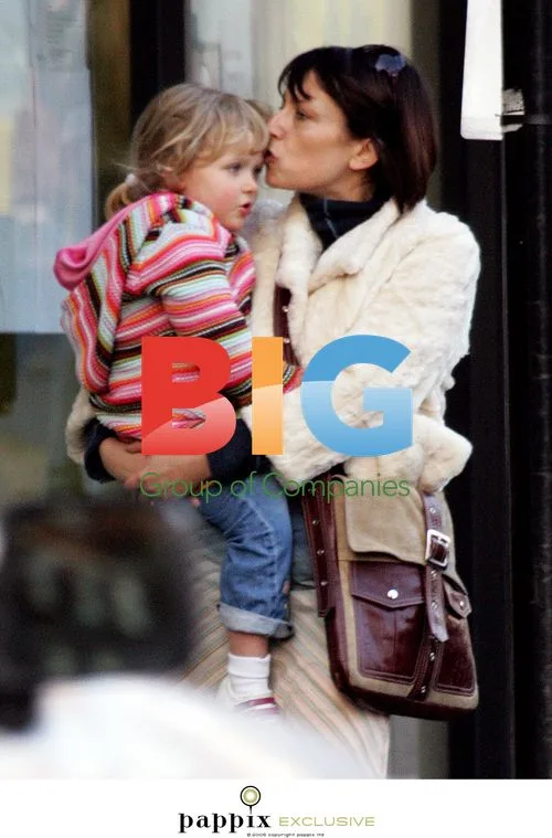 Fay Ripley out with family in London