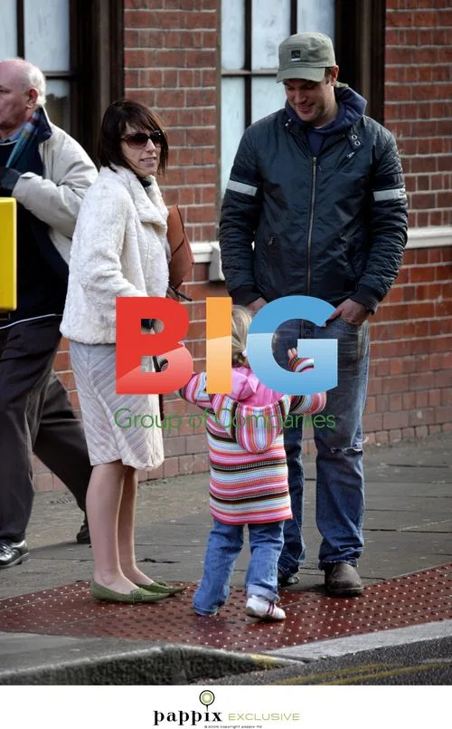 Fay Ripley out with family in London