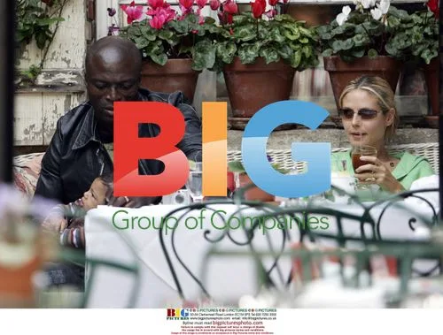 Heidi Klum & Seal Lunch with Son