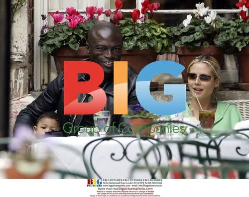 Heidi Klum, Seal, and son Henry lunch in Beverly Hills