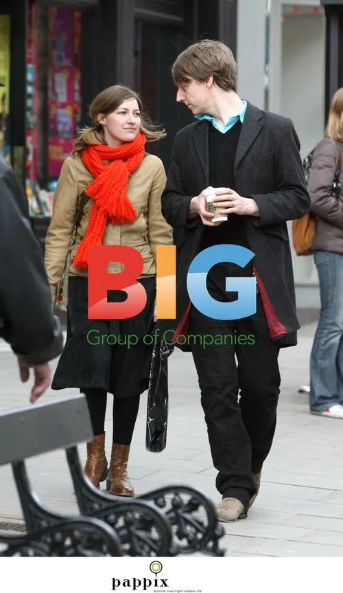 Kelly MacDonald and Husband Dougie Payne in London