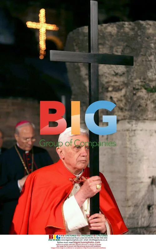 Pope Benedict XVI at Good Friday Procession
